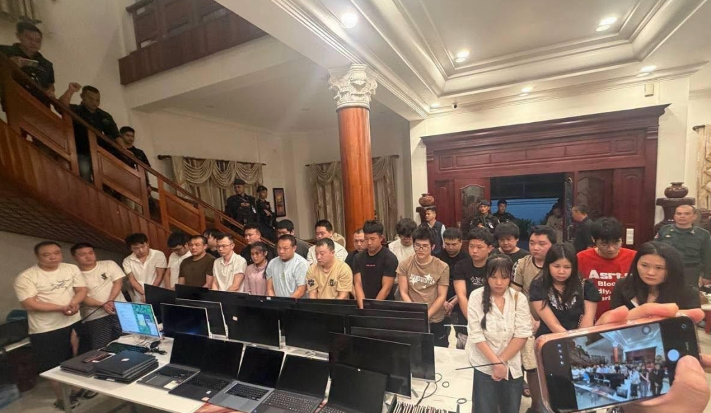 金边中国人被抓